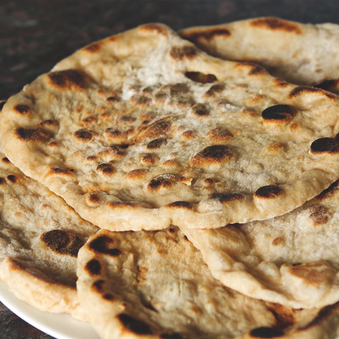 Naan Brot - veganes Fladenbrot aus der Pfanne - Team Vegan © vegan t shirt