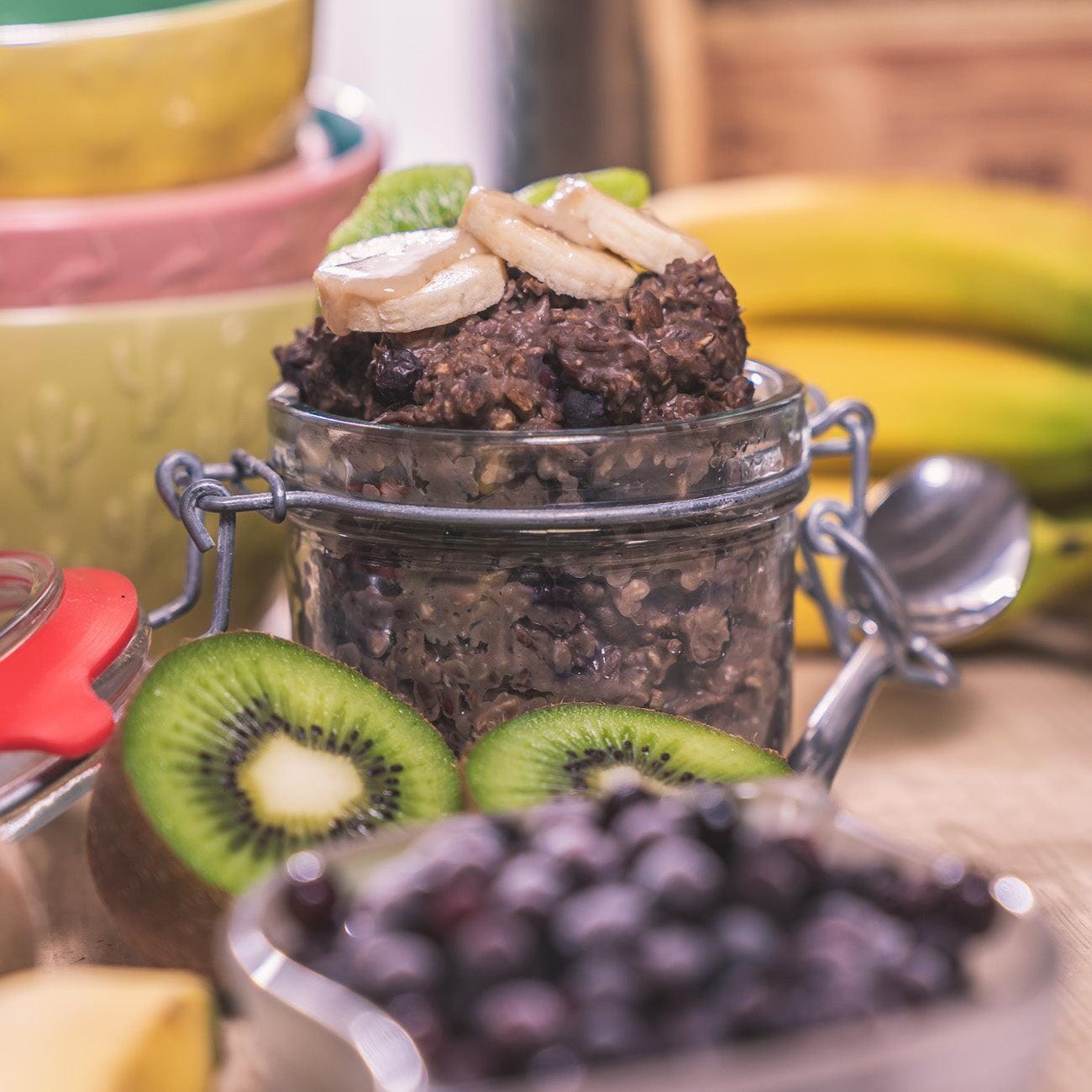 Proteinporridge - Dein energiegeladener Start in den Tag - Team Vegan © vegan t shirt