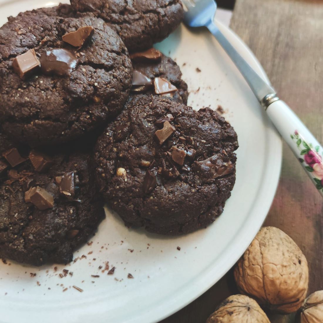 Vegane Schoko-Cookies der wahre Schokotraum - Team Vegan © vegan t shirt