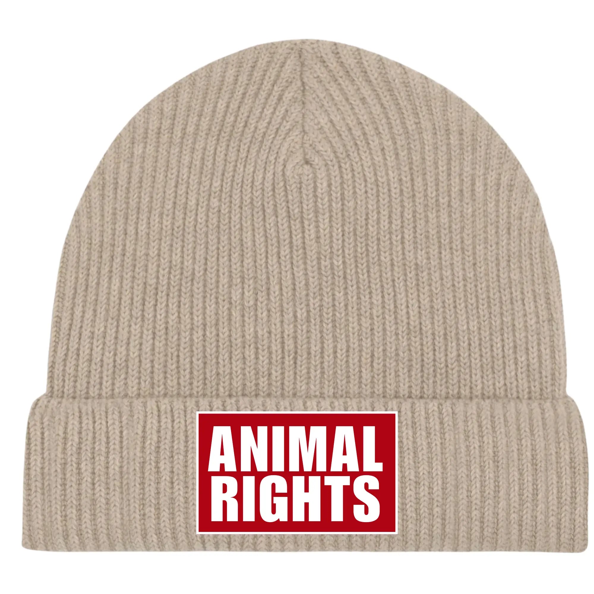 Beanie Mütze Aus Bio-Baumwolle - Animal Rights