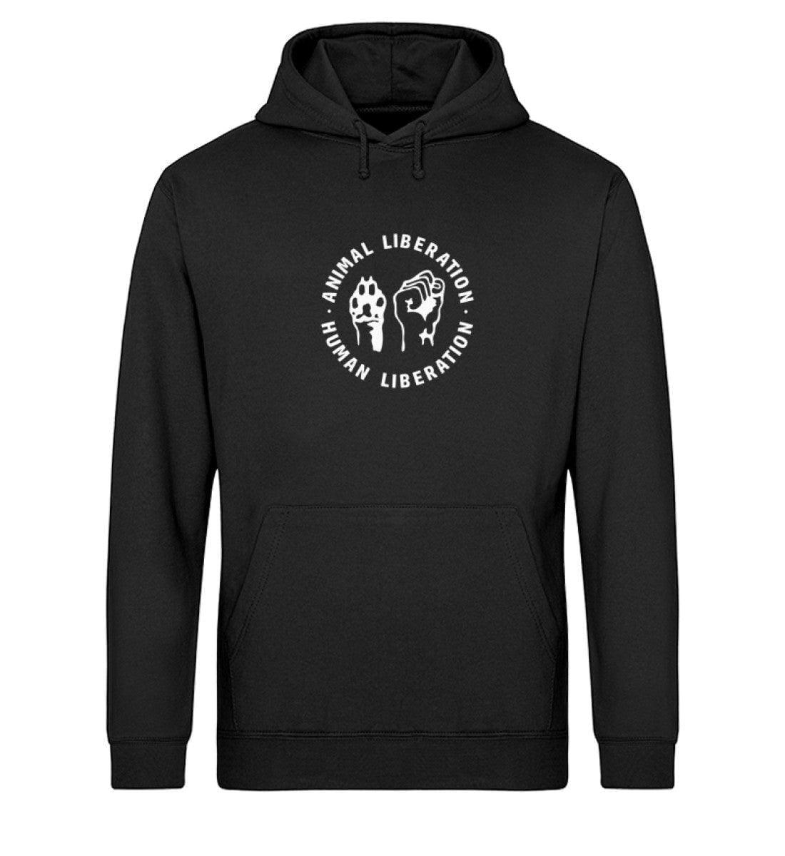 Animal Liberation - Unisex Organic Hoodie - Team Vegan © vegan t shirt