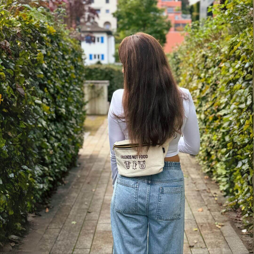 Bauchtasche Cord - Friends Not Food