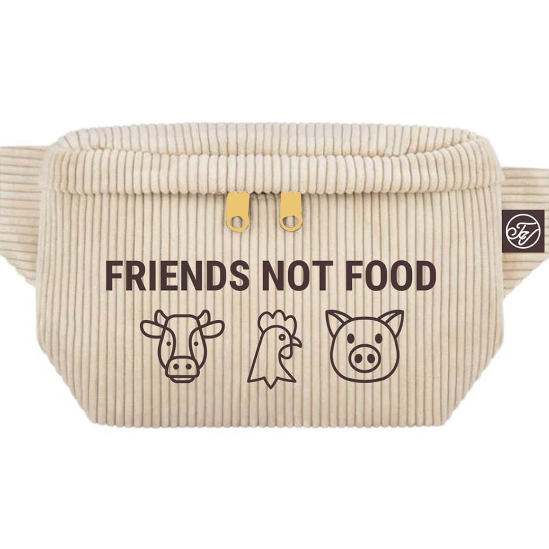 Bauchtasche Cord - Friends Not Food