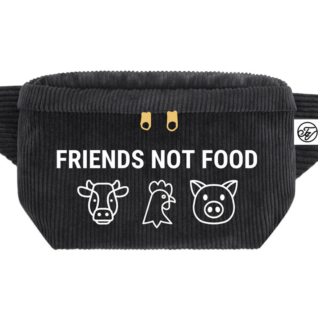 Bauchtasche Cord - Friends Not Food