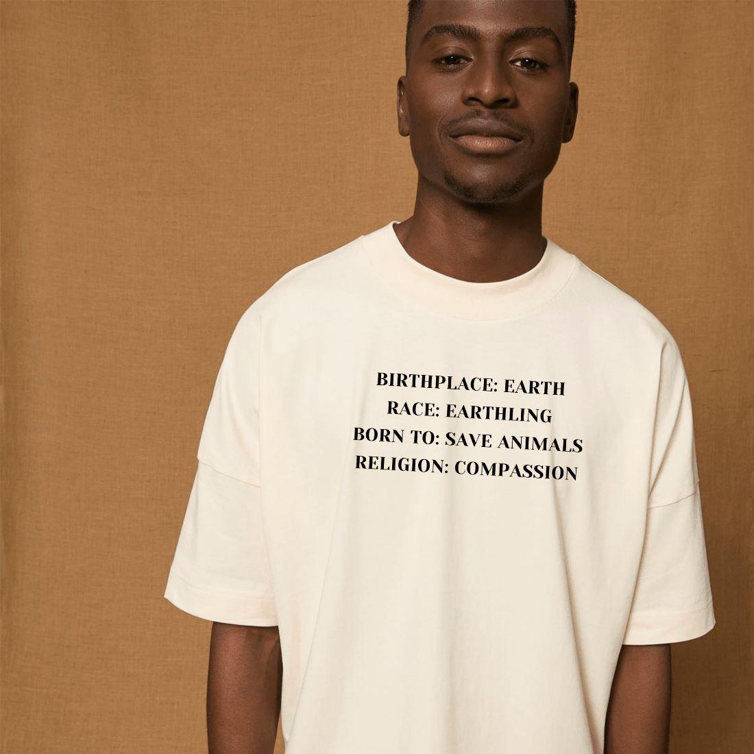 Born to: Save Animals - Organic Oversized Shirt Blaster Oversized Shirt ST/ST Shirtee