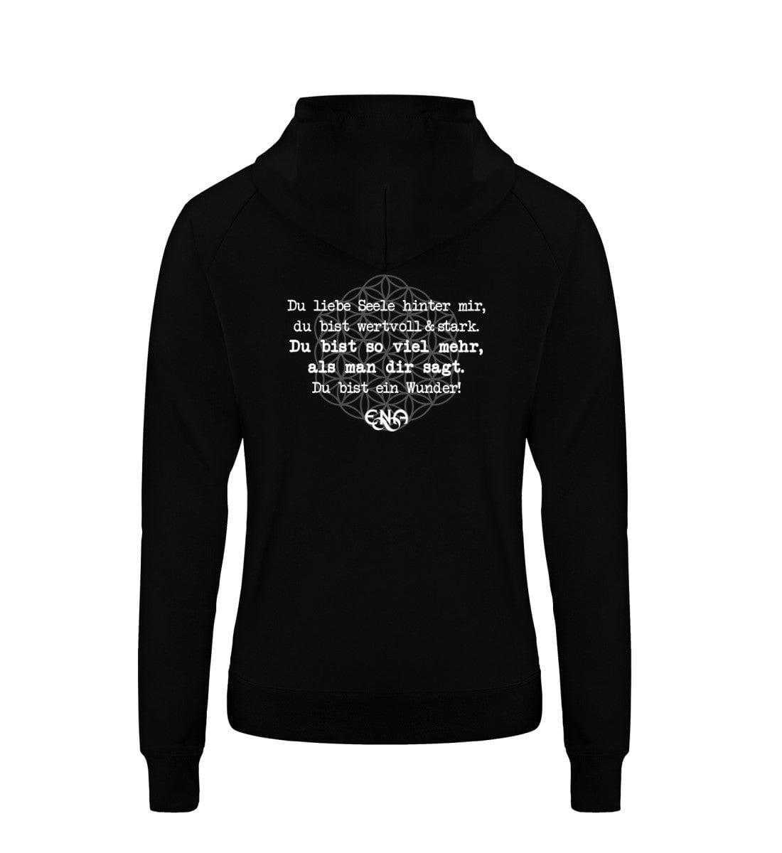 Du liebe Seele hinter mir... (ENA) - Damen Premium Hoodie Trigger Hoodie ST/ST Shirtee Schwarz S