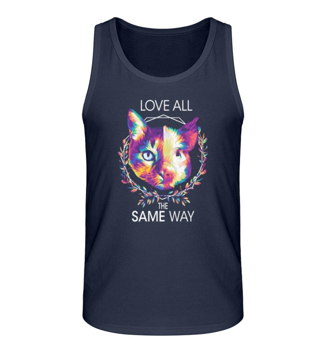 Love all the same way - Herren Organic Tanktop - Team Vegan © vegan t shirt