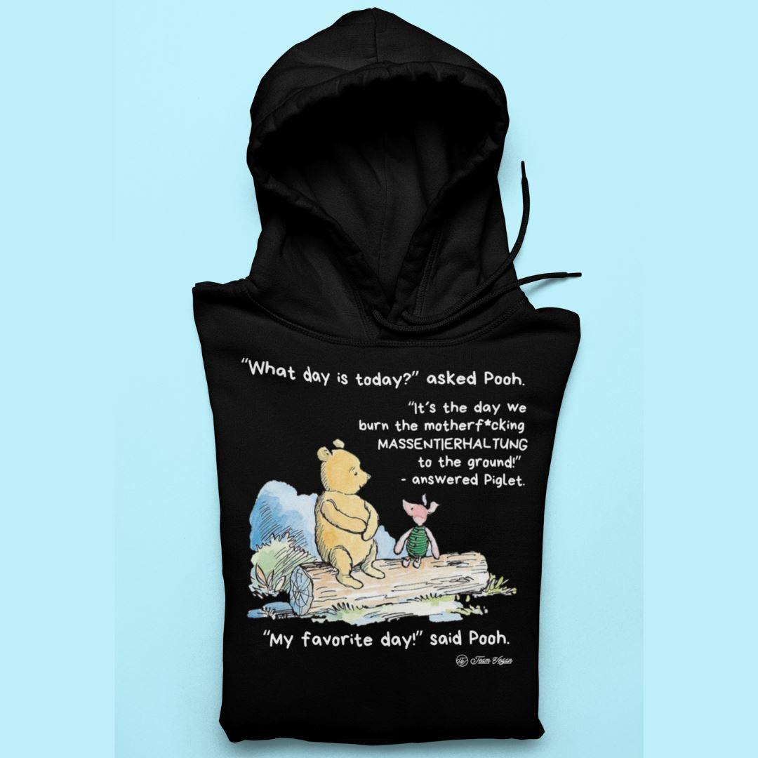 My favorite day! - Unisex Organic Hoodie - Team Vegan © vegan t shirt