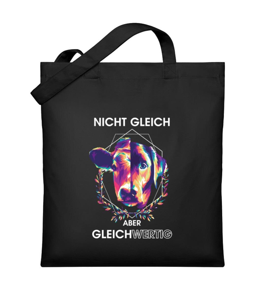 Nicht gleich aber gleichwertig - Organic Jutebeutel Organic Jutebeutel Shirtee Schwarz OneSize