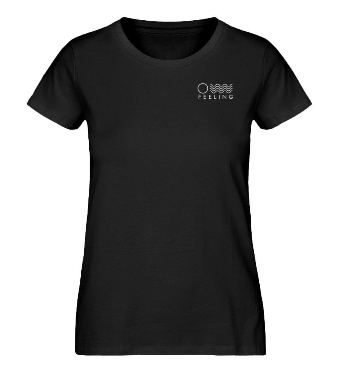 Vegan Vibes - Chicken (beidseitig) - Damen Organic Shirt Stella Jazzer T-Shirt ST/ST Shirtee Schwarz XS