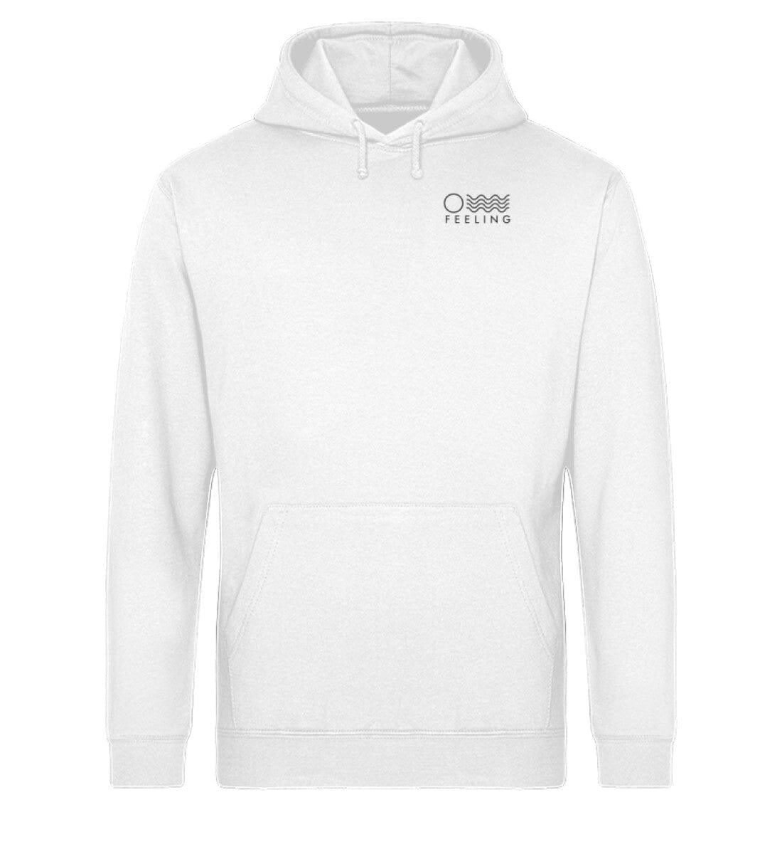 Vegan Vibes - Pig (beidseitig) - Unisex Organic Hoodie Drummer Hoodie ST/ST Shirtee White XS