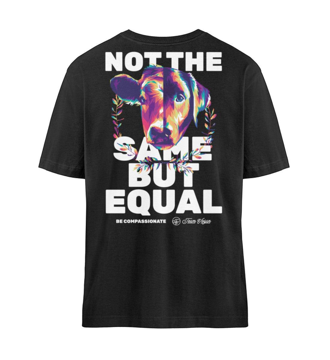 Not the same but equal #3 - Relaxed Organic Shirt - Team Vegan © vegan t shirt