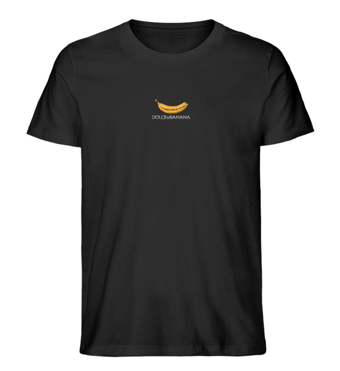 Dolce & Banana - Herren Premium Organic Shirt mit Stick - Team Vegan © vegan t shirt