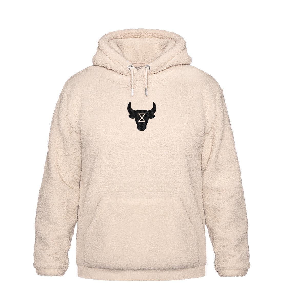 Animal Rebellion Logo - Sherpa Kuschel Hoodie mit Stick - Team Vegan © vegan t shirt