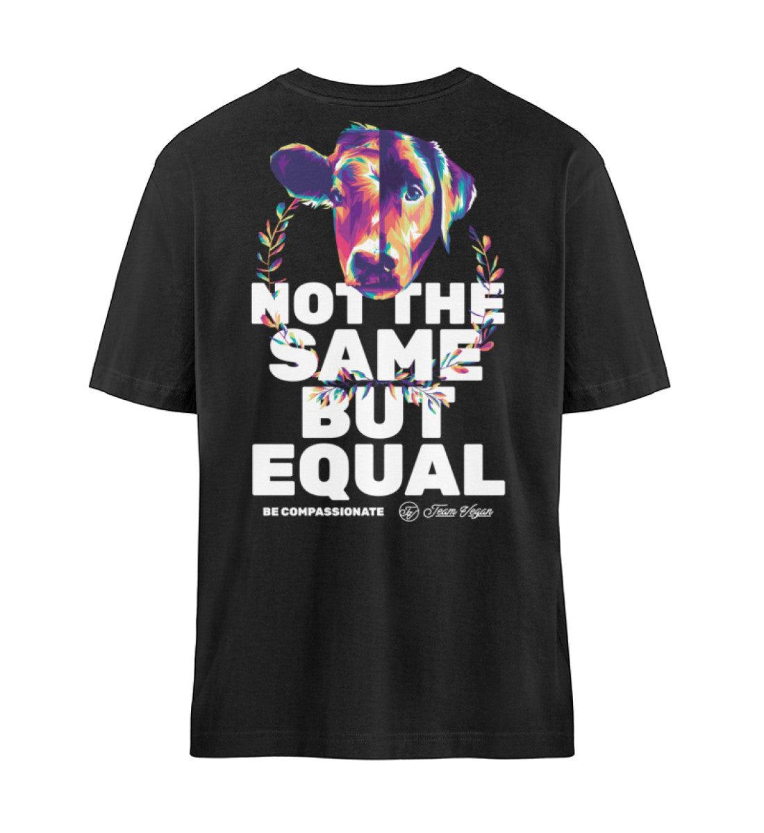 Not the same but equal #4 - Relaxed Organic Shirt - Team Vegan © vegan t shirt