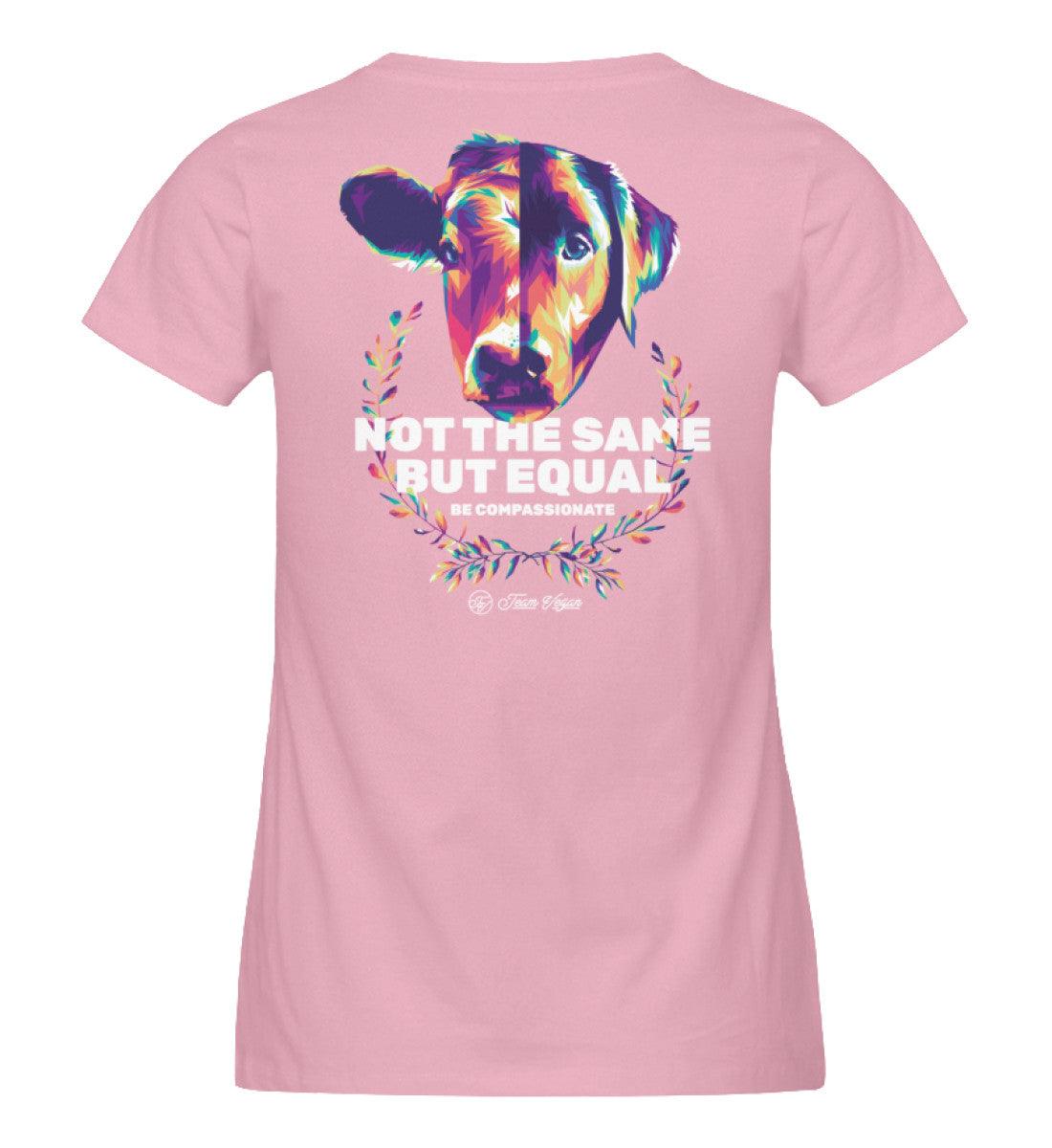 not the same but equal #2 - Damen Organic Shirt - Team Vegan © vegan t shirt