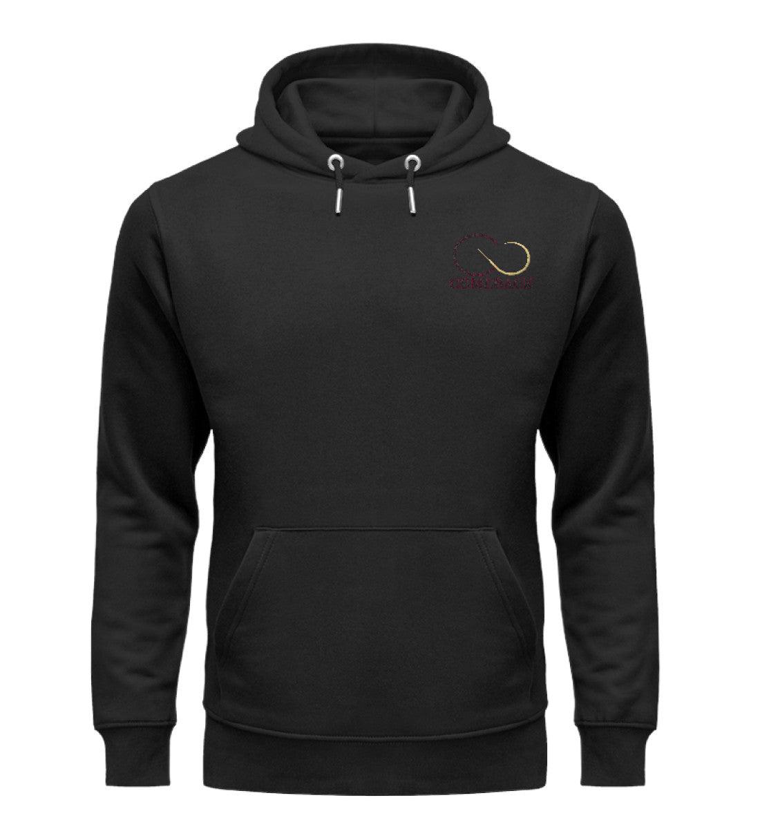 Comeback (schwarz) - Unisex Premium Organic Hoodie mit Stick - Team Vegan © vegan t shirt