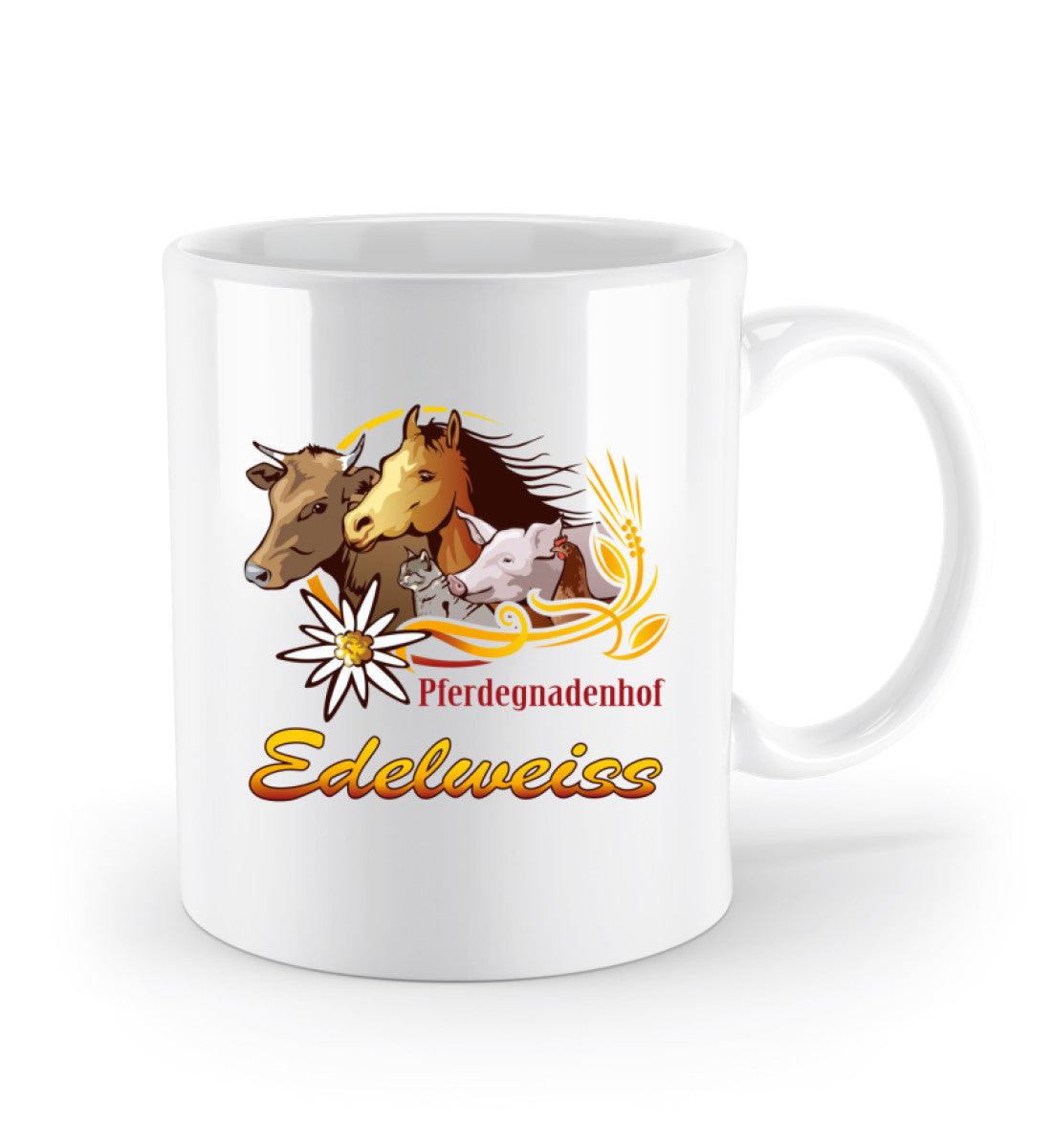 Pferdegnadenhof Edelweiss - Tasse - Team Vegan © vegan t shirt