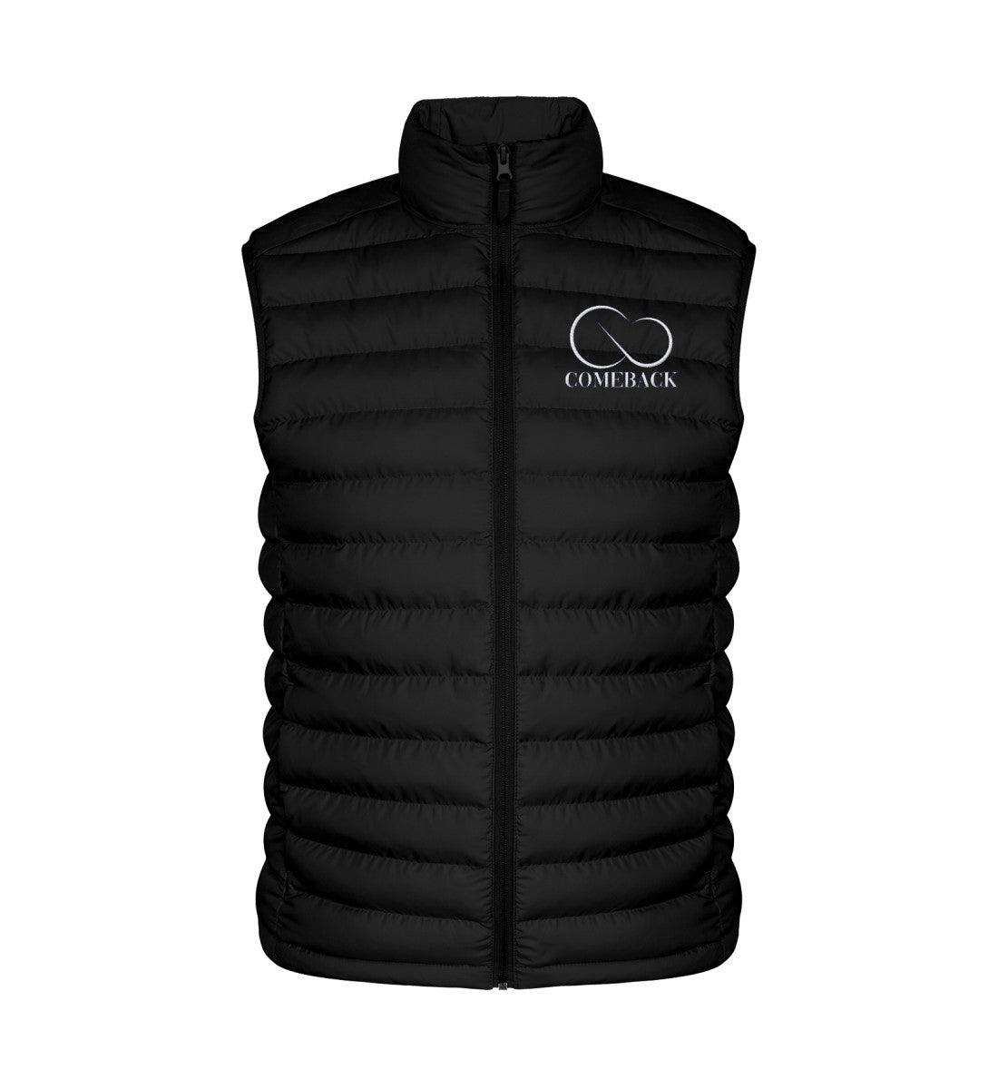 Comeback (weiß) - Climber Steppweste ST/ST mit Stick - Team Vegan © vegan t shirt