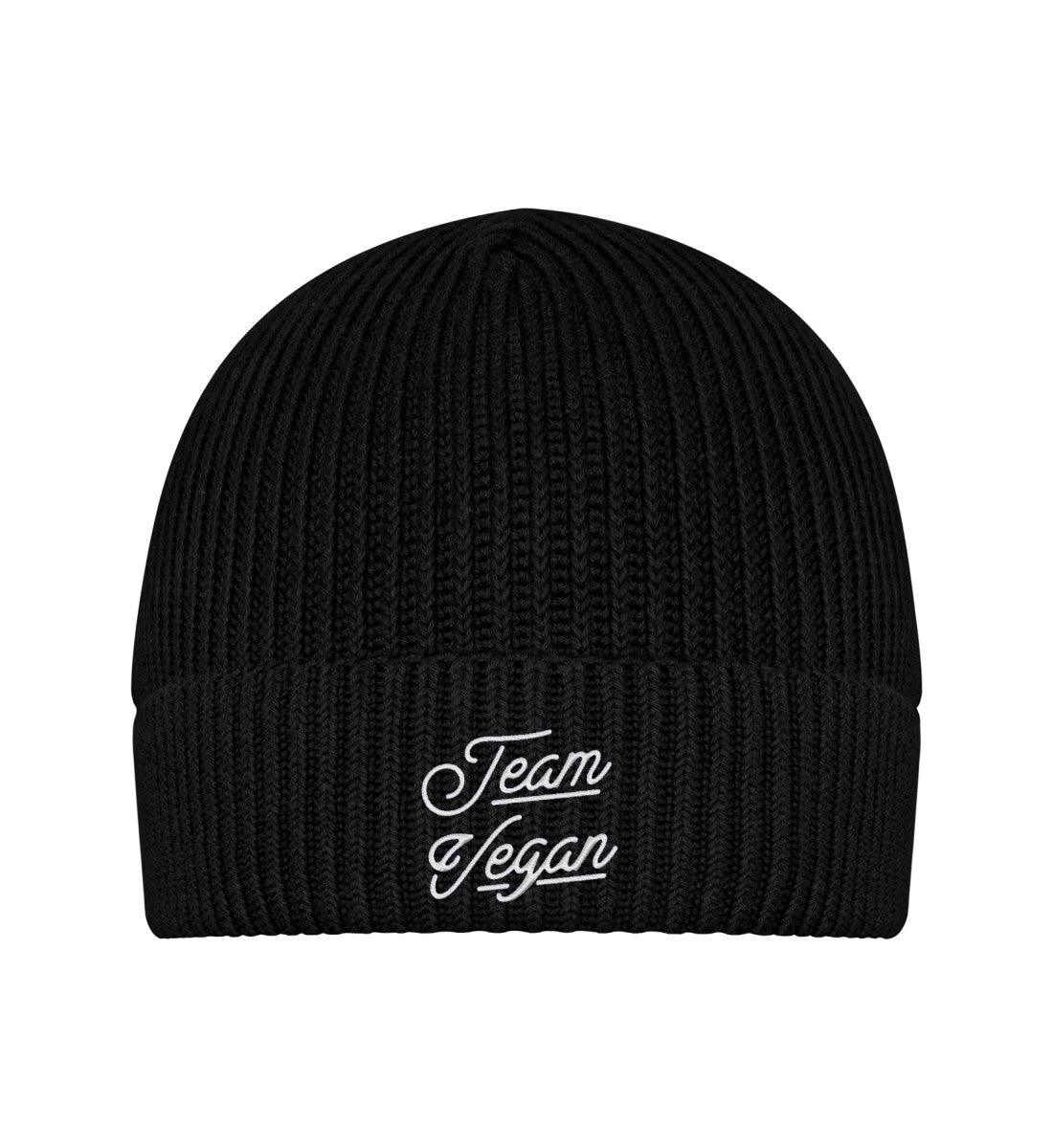 Team Vegan - Fischermütze ST/ST mit Stick - Team Vegan © vegan t shirt
