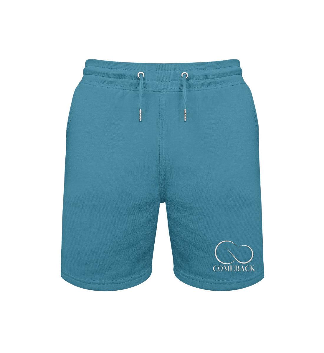 Comeback (weiß) - Trainer Sweat Shorts ST/ST mit Stick - Team Vegan © vegan t shirt