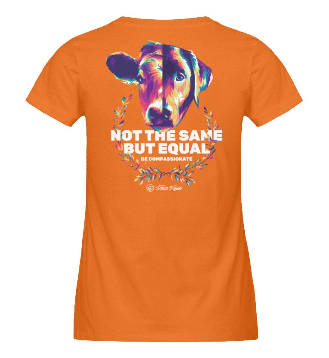 not the same but equal #2 - Damen Organic Shirt - Team Vegan © vegan t shirt