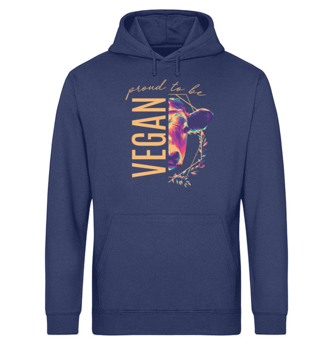Proud to be vegan - Unisex Organic Hoodie - Team Vegan © vegan t shirt