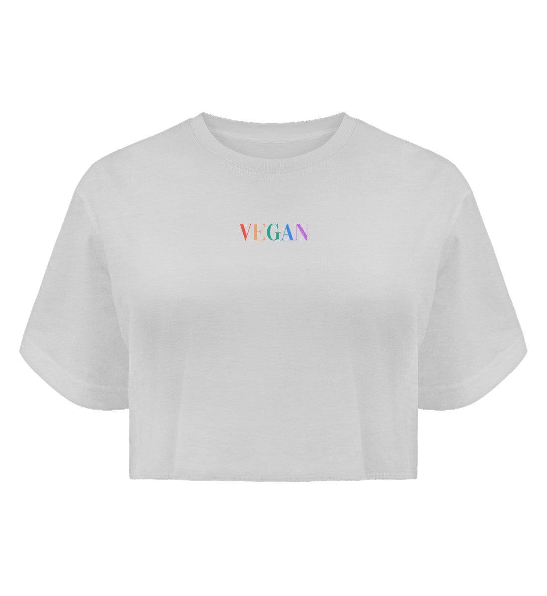 Vegan Vogue - Boyfriend Organic Crop Top - Team Vegan © vegan t shirt
