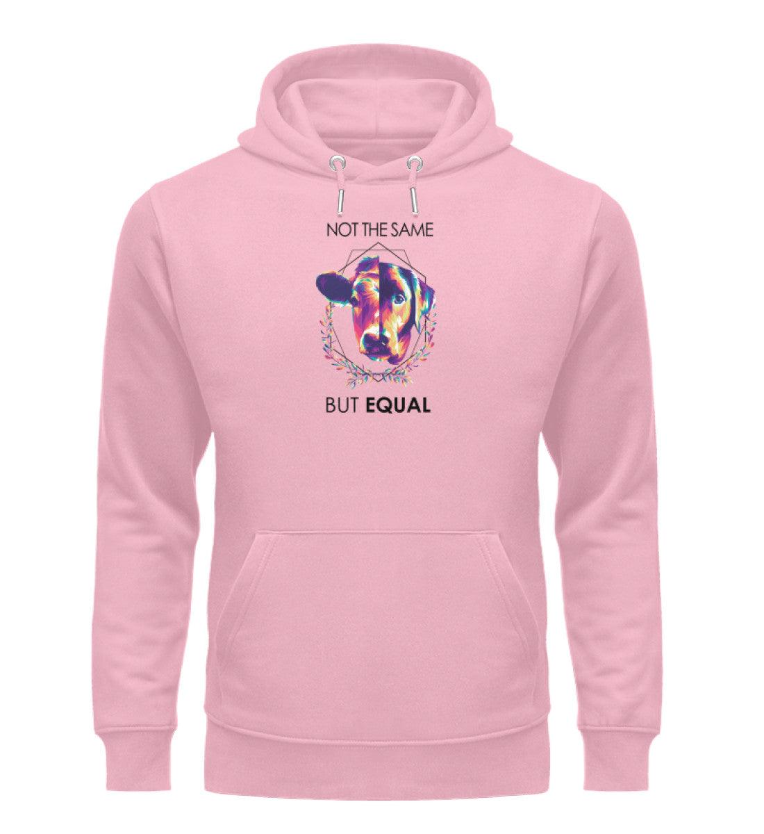 Not the same but equal - Premium - Unisex Organic Hoodie - Team Vegan © vegan t shirt
