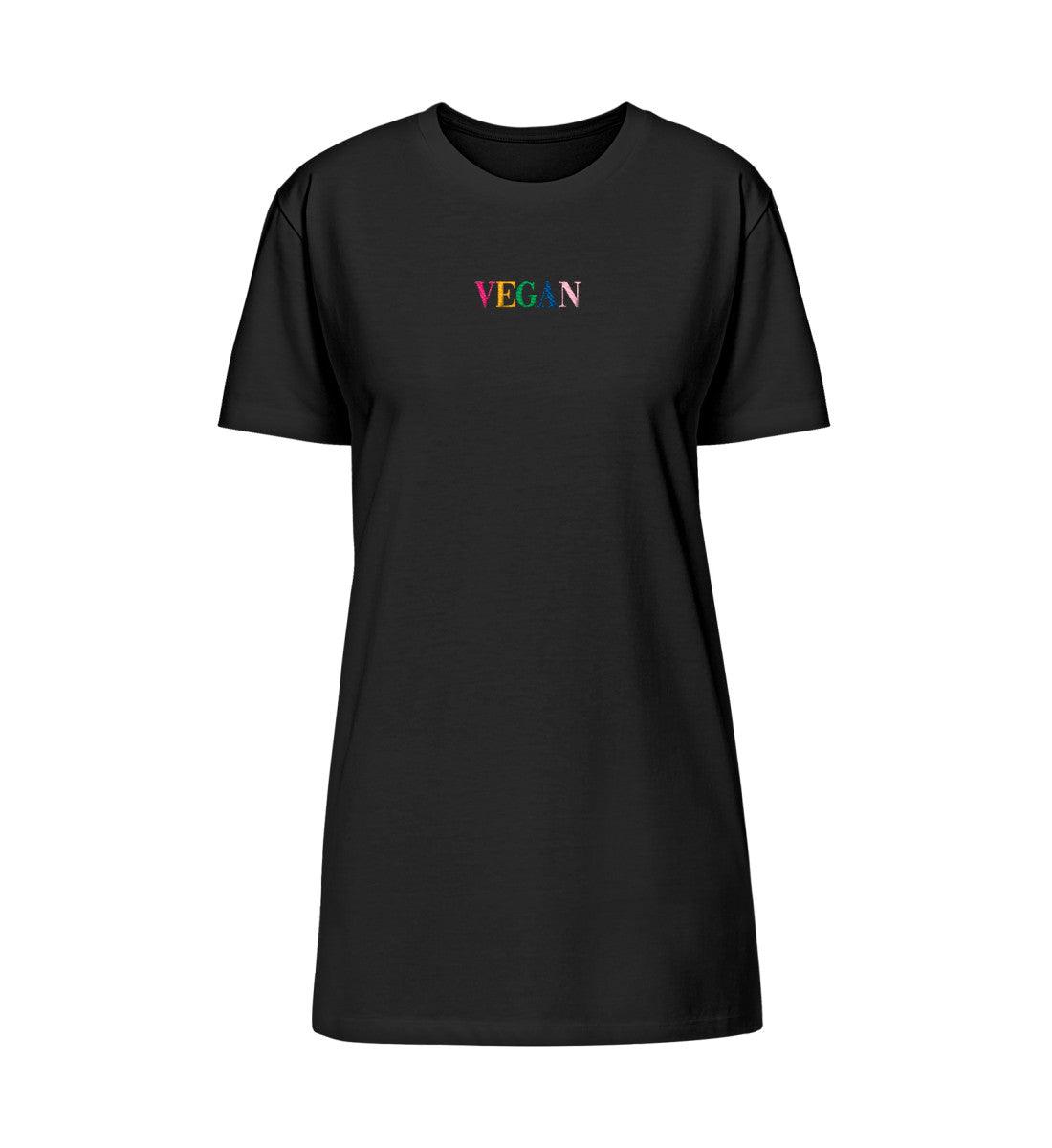 Vegan Vogue - T-Shirt Kleid mit Stick - Team Vegan © vegan t shirt