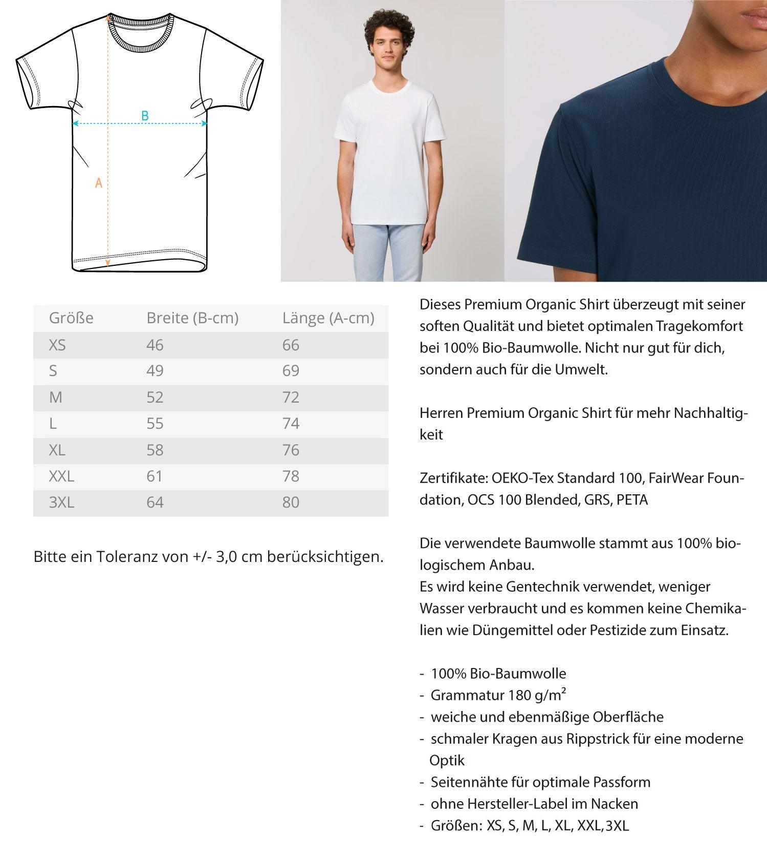 Dolce & Banana - Herren Premium Organic Shirt mit Stick - Team Vegan © vegan t shirt
