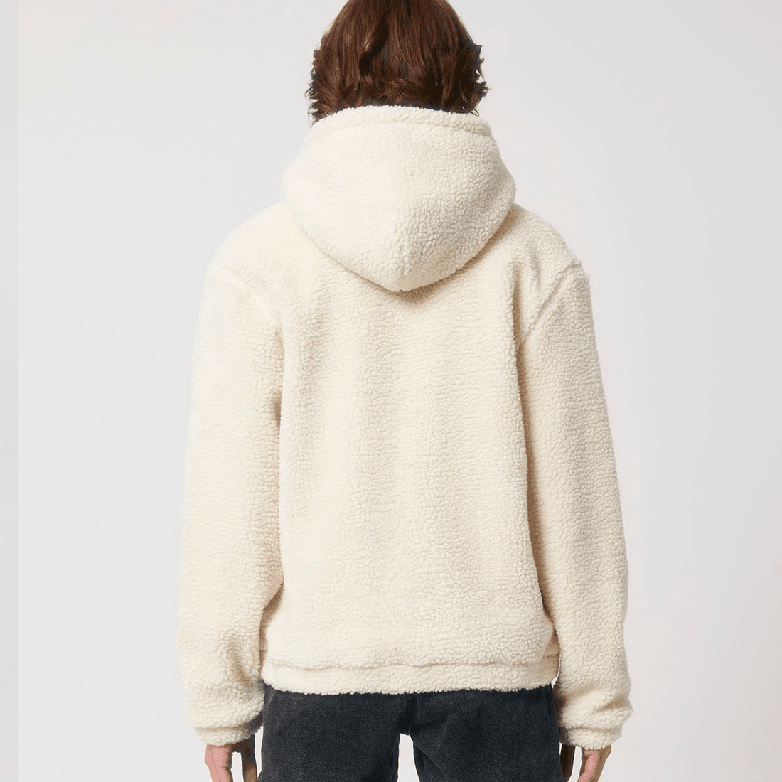 Animal Rebellion Logo - Sherpa Kuschel Hoodie mit Stick - Team Vegan © vegan t shirt