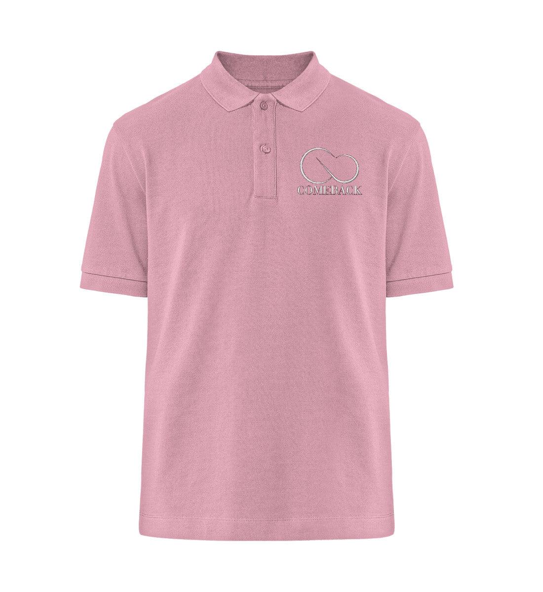 Comeback (weiß) - Prepster Polo-Shirt ST/ST mit Stick - Team Vegan © vegan t shirt