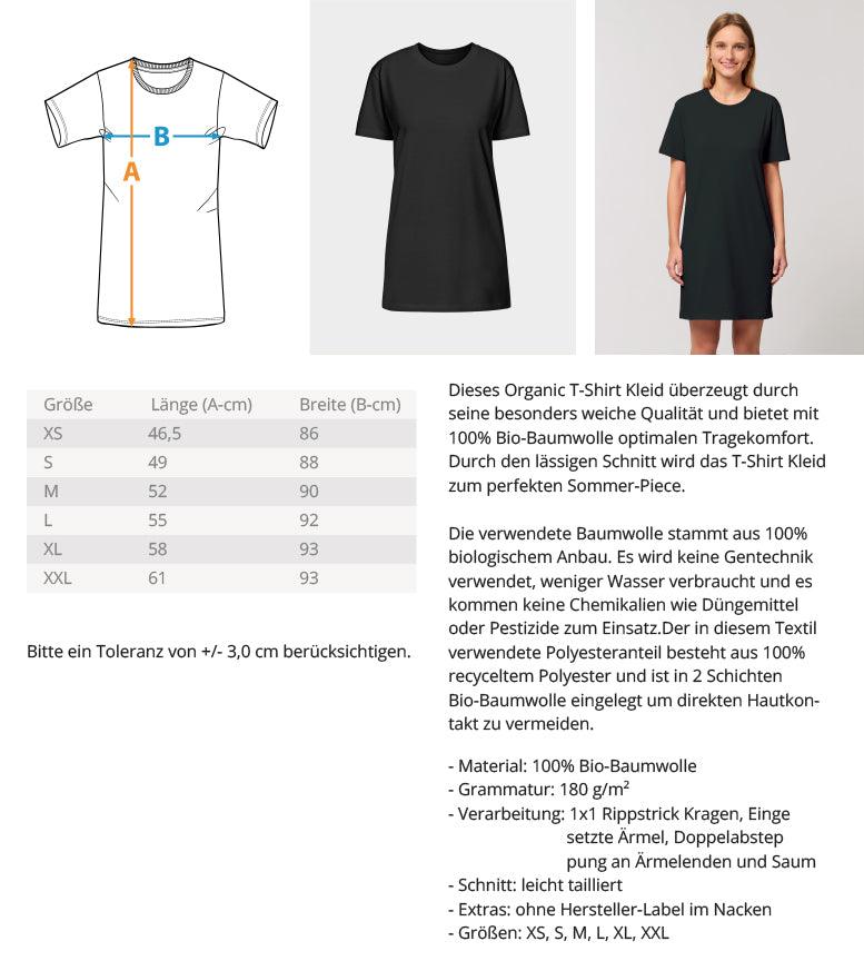 Vegan Vogue - T-Shirt Kleid mit Stick - Team Vegan © vegan t shirt