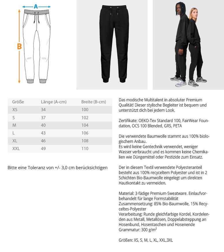 Comeback (schwarz) - Mover Jogger ST/ST mit Stick - Team Vegan © vegan t shirt