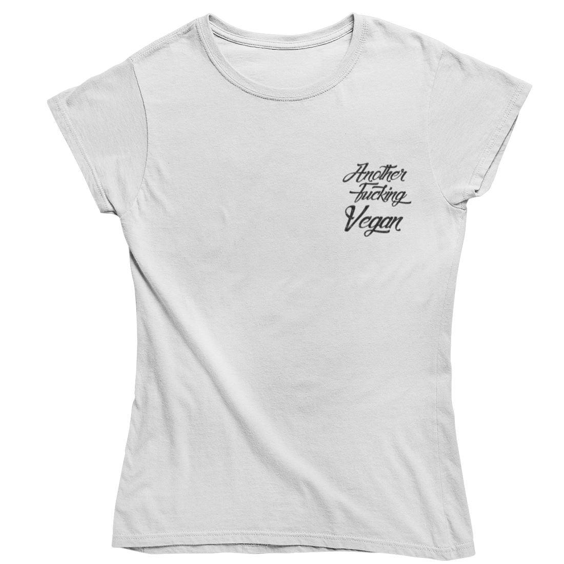 Another fucking vegan - Damen Organic Shirt - Team Vegan © vegan t shirt