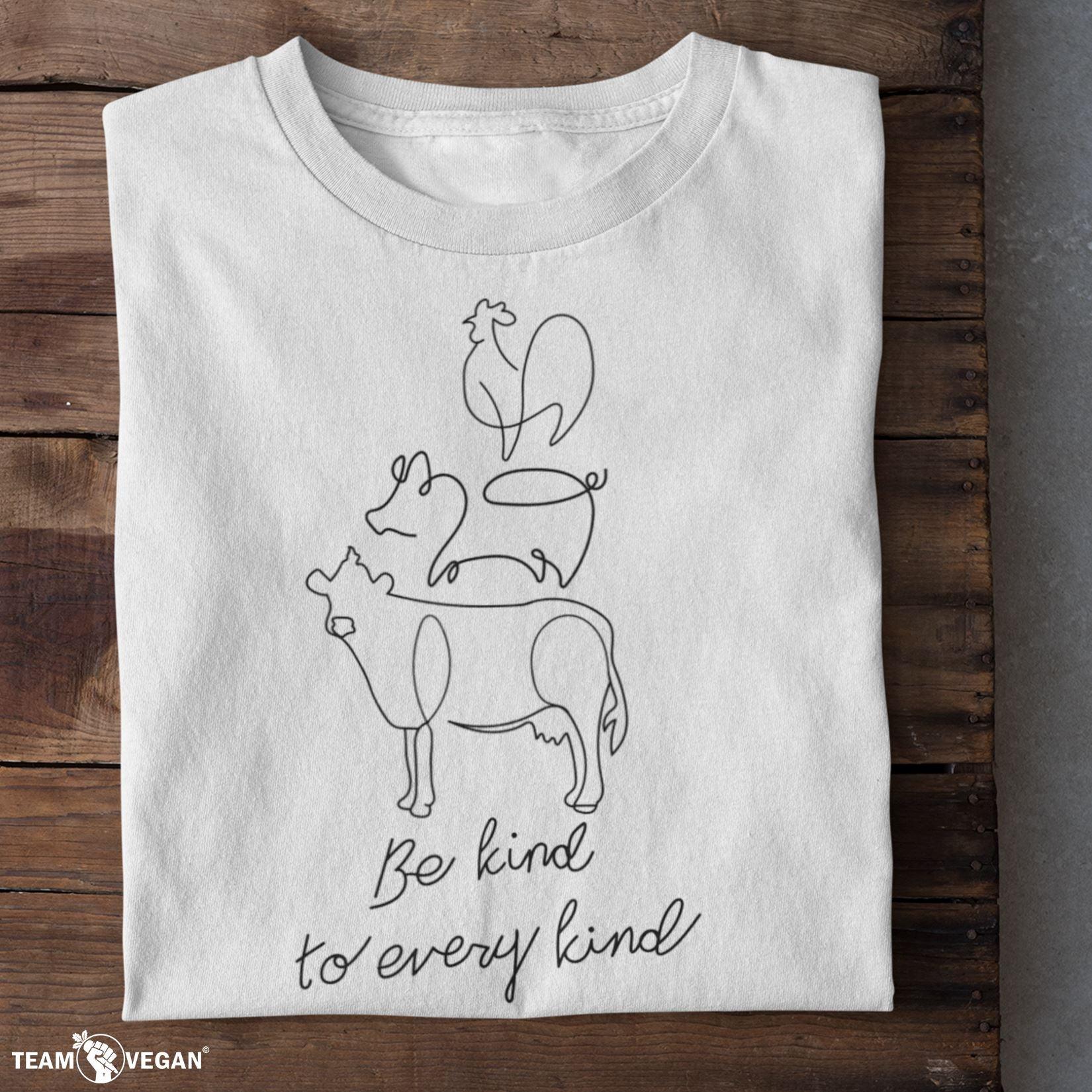 Be Kind To Every Kind - Damen Organic Shirt - Team Vegan © vegan t shirt