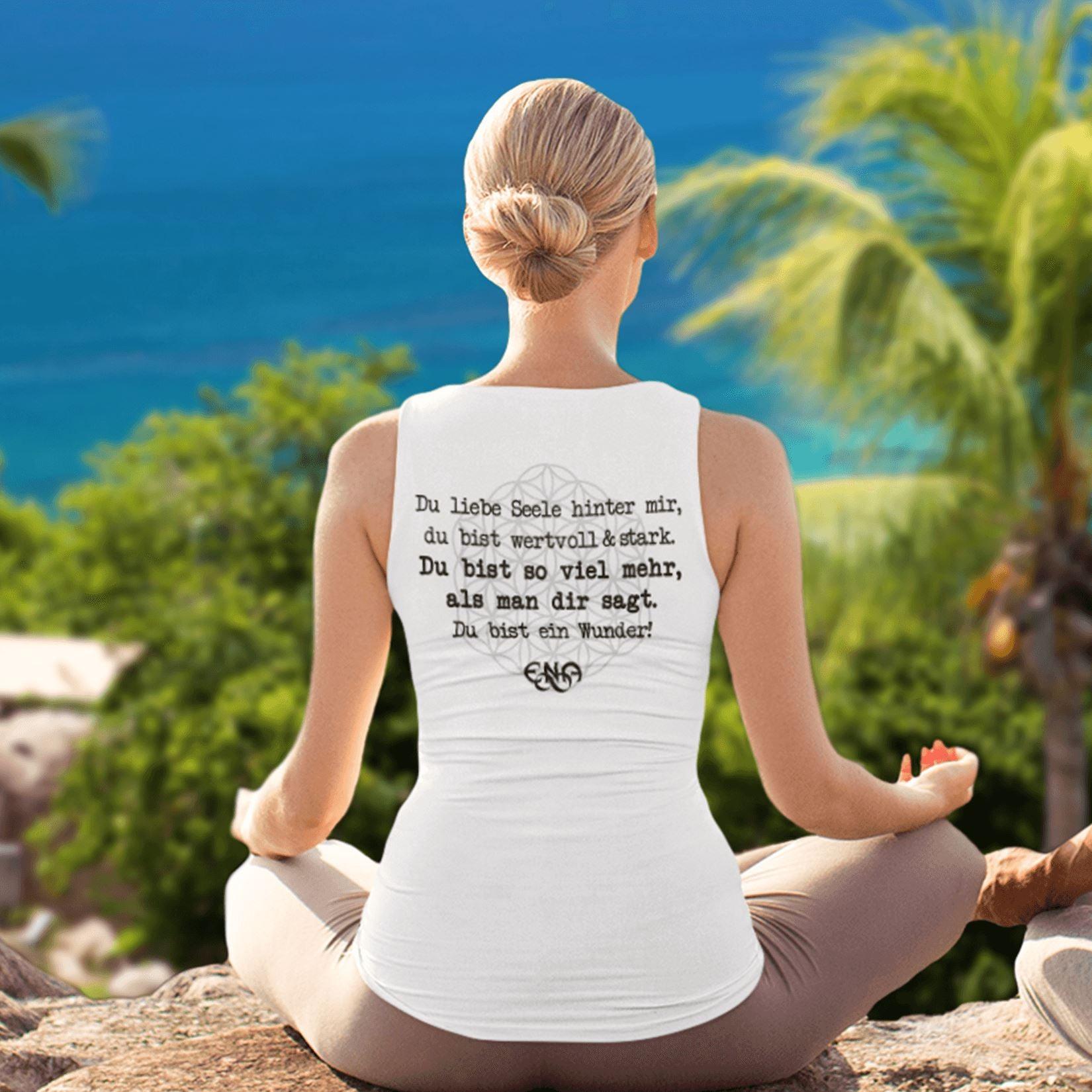 Du liebe Seele hinter mir ... [ENA] - Damen Organic Tanktop - Team Vegan © vegan t shirt