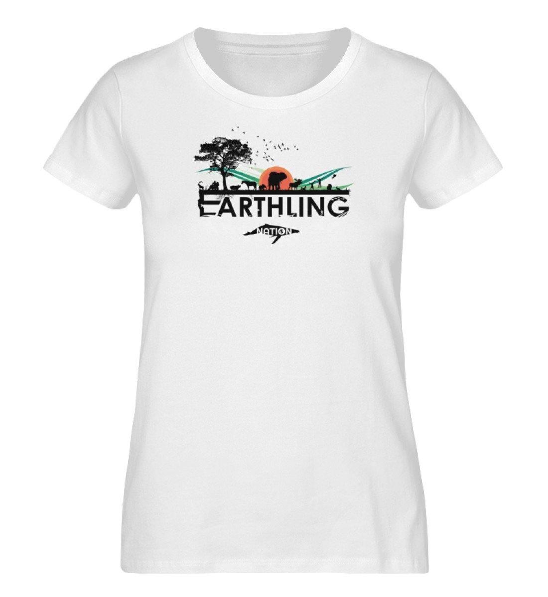 Earthling Nation - Damen Organic Shirt - Team Vegan © vegan t shirt