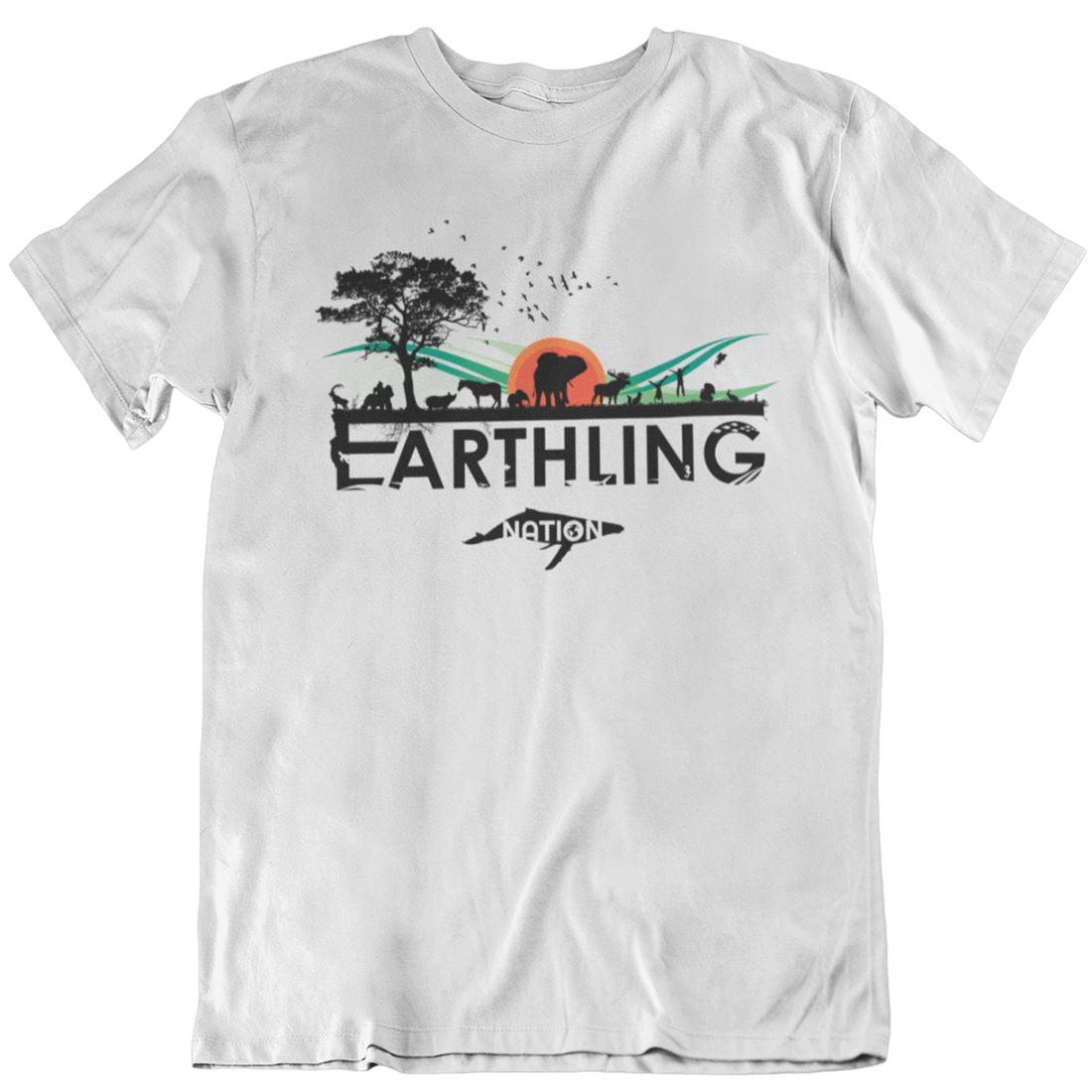 Earthling Nation - Unisex Organic Shirt - Team Vegan © vegan t shirt