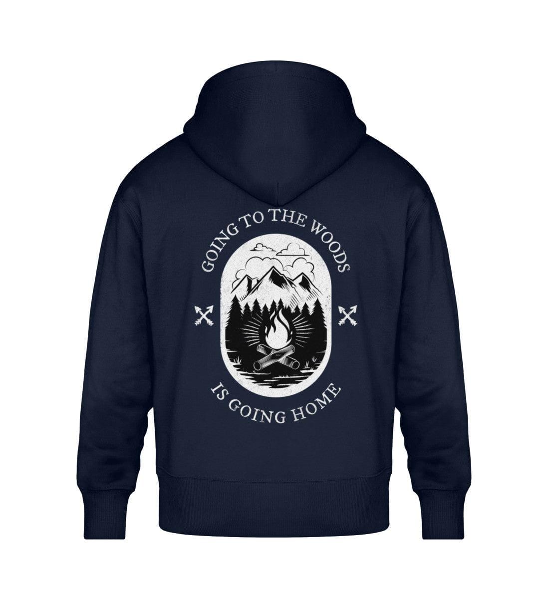 Earthling x Going to the woods - Unisex Oversized Organic Hoodie Slammer Oversized Hoodie ST/ST Shirtee 