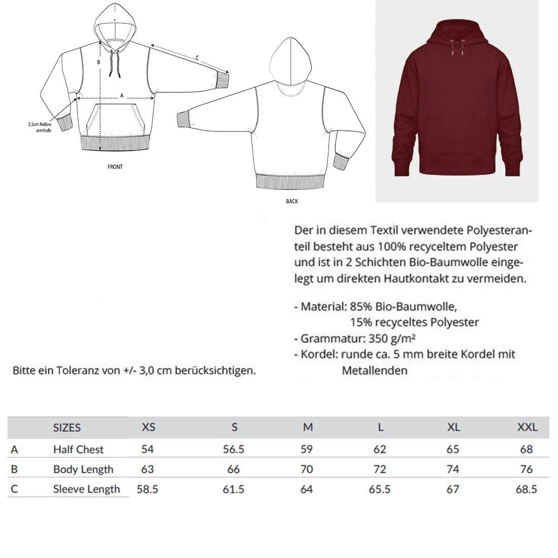 Eat pussy not animals - Unisex Oversized Organic Hoodie - Team Vegan © vegan t shirt