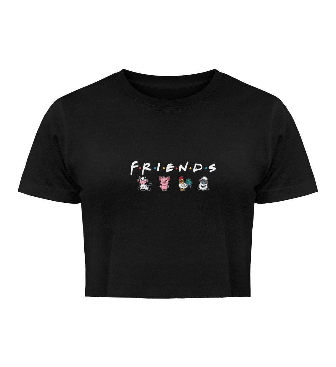 Friends - Damen Organic Crop Top - Team Vegan © vegan t shirt