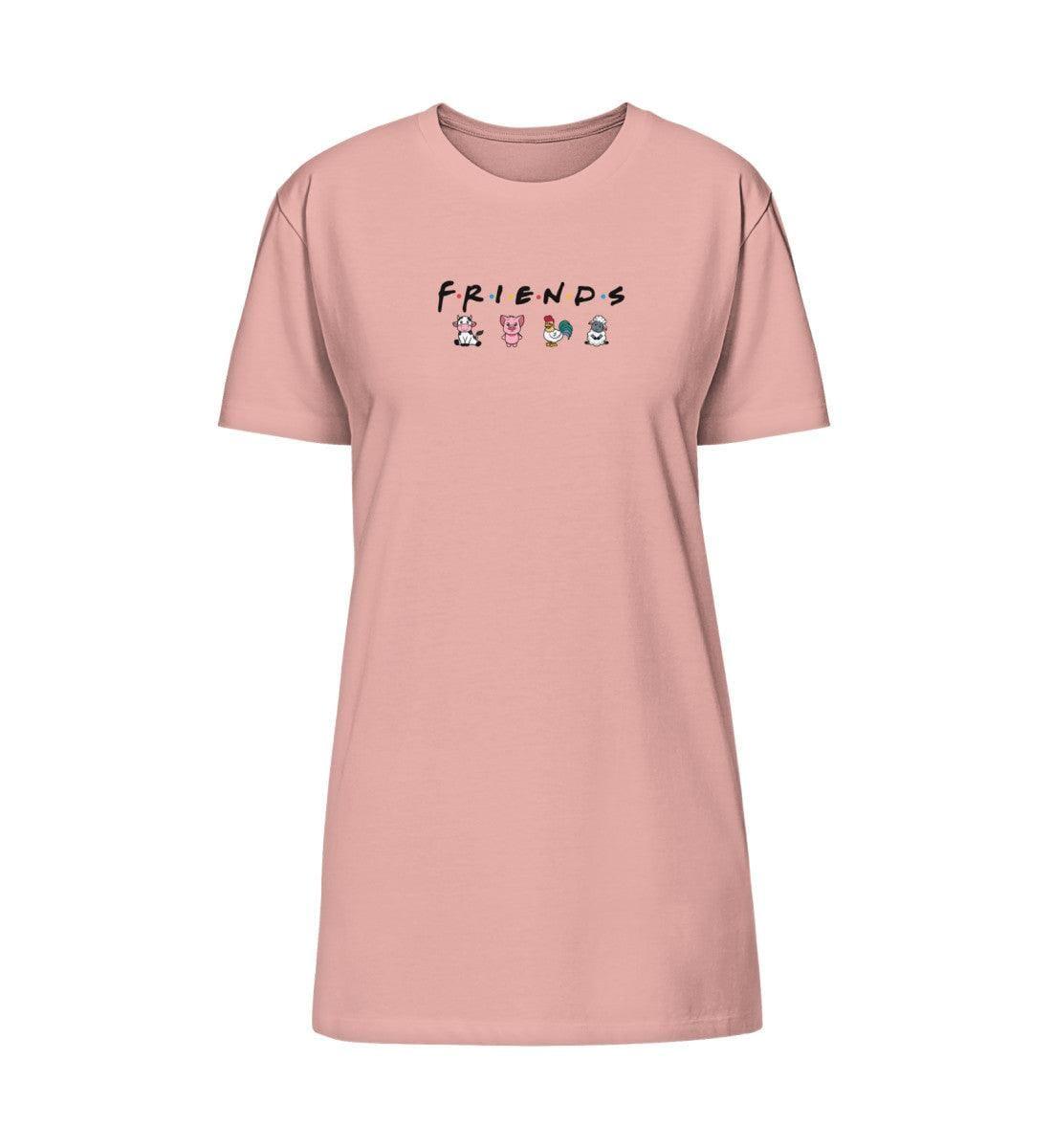 Friends - T-Shirt Kleid - Team Vegan © vegan t shirt