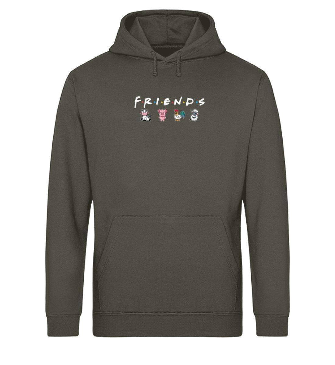 Friends - Unisex Organic Hoodie - Team Vegan © vegan t shirt