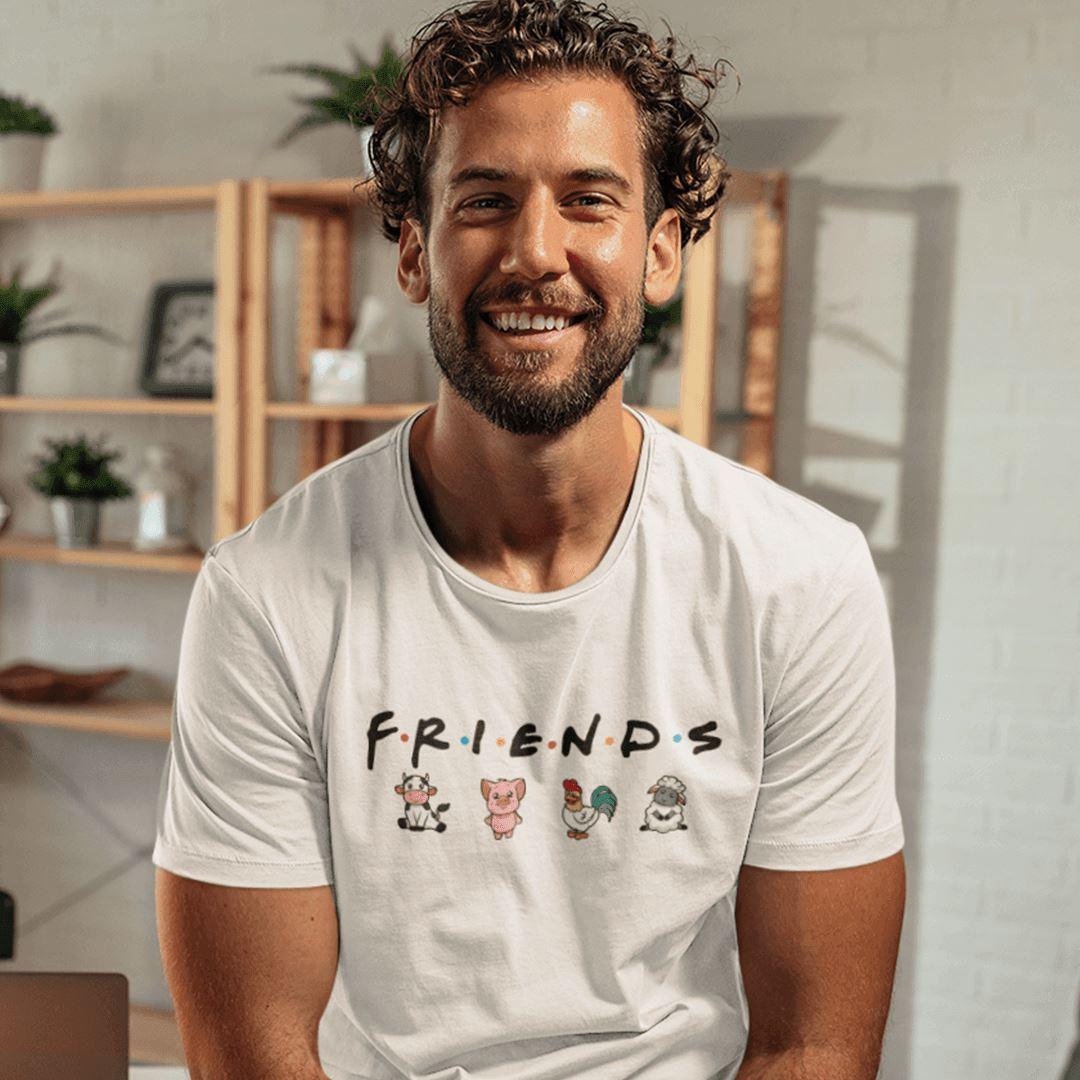 Friends - Unisex Organic Shirt - Team Vegan © vegan t shirt