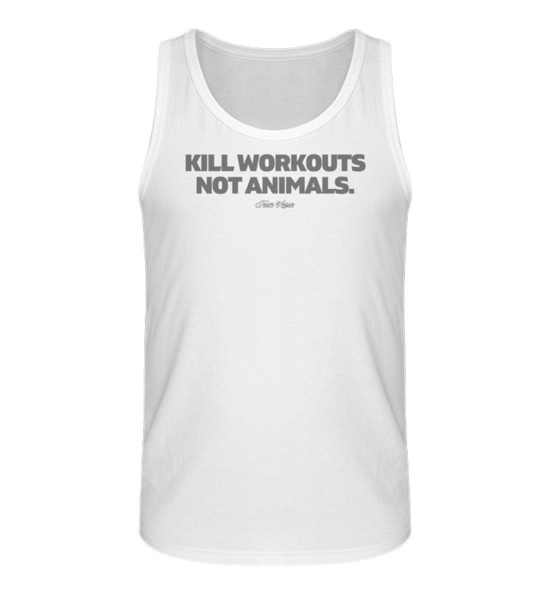 Kill workouts not animals - Herren Organic Tanktop - Team Vegan © vegan t shirt