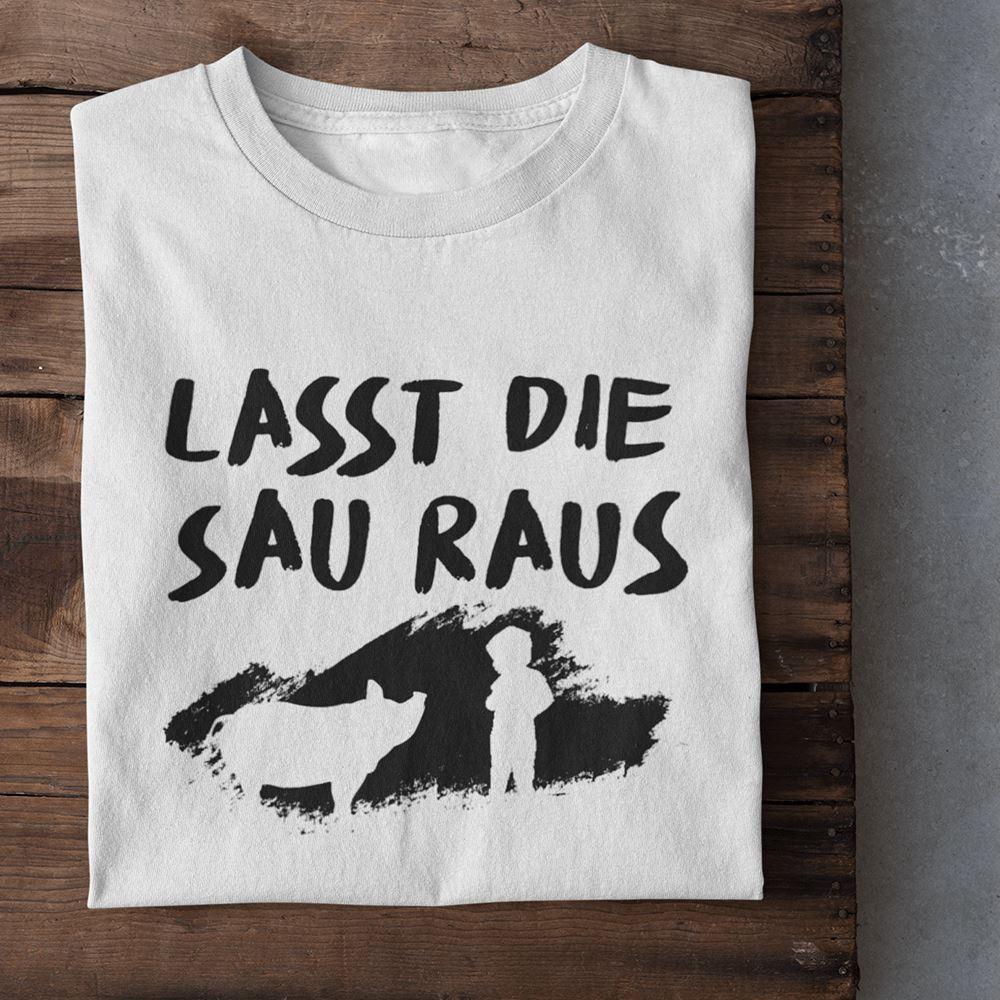 Lasst die Sau raus - Damen Organic Shirt - Team Vegan © vegan t shirt
