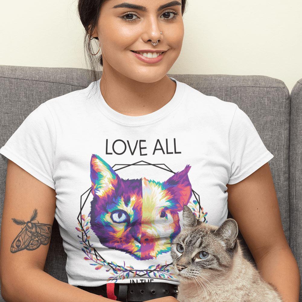 Love all the same way - Damen Organic Shirt - Team Vegan © vegan t shirt