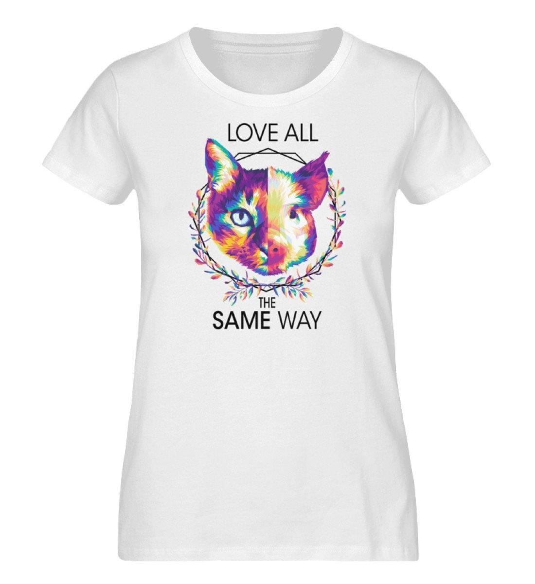 Love all the same way - Damen Organic Shirt - Team Vegan © vegan t shirt